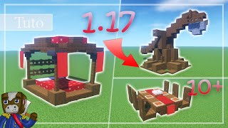 Minecraft | 10+ Idées et Hacks en 1.17 pour décorer vos Châteaux Médiévaux | Tutoriel