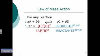 Chemical Equilibrium Lesson 1