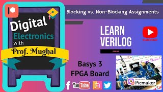 #38 Blocking vs. Non-Blocking Assignments ➠  Verilog HDL