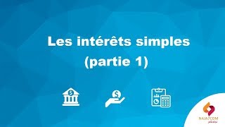 Les intérêts simples : partie 1