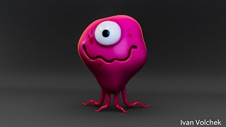 Creating a Cartoon Octopus Monster in Maya