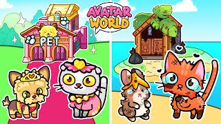 Rich vs Poor poor Animal Shelter | Sad Story With Pets | Avatar World | Pazu