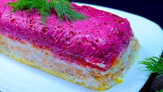 Удивите своих близких на Рождество! Простой и вкусный рецепт салата!