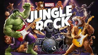 MARVEL Jungle Rock - Track performed by Black Panther, Hulk and wild animals