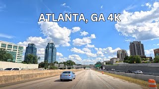 Atlanta 4K - Scenic Highway and City Drive