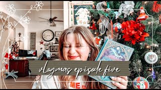 vlogmas reading vlog #89 // christmas day and goodreads goal