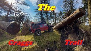 Traxxas TRX-4 Defender - Driving The Craggs Trail