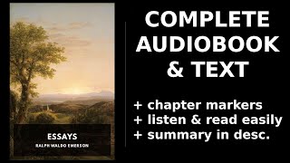 Essays (1/2) ❤️ By Ralph Waldo Emerson. FULL Audiobook