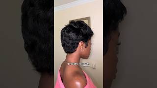 #PixieCut🧚🏿‍♂️ FULL VIDEO of my Natural to Relaxed transformation/experience on my channel now!💜