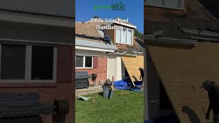 ⚡️ Here’s a behind-the-scenes look at our Tesla Solar Roof installation process! 🏠🔋