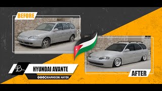 Hyundai Avante - From Jordan Streets 🇯🇴  (modifications on photoshop)