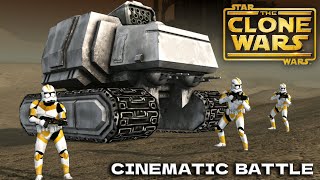 200 Clone Troopers vs Massive DROID INVASION - Cinematic | Men of War: Star Wars Mod