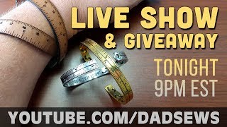 Wear your measuring tape on your wrist?!? LIVE GIVEAWAY