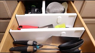 5 Pack Drawer Dividers Review | 11-19" Expandable Dresser Organizers for Bedroom & Office