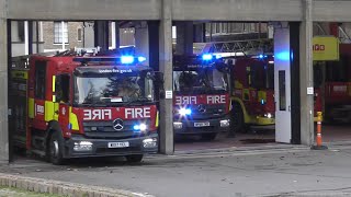 London Fire Brigade - Paddington Pump, Pump Ladder & Turntable Ladder Turnout