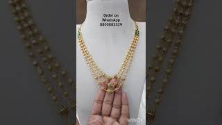 premium quality pearl necklace #youtubeshort #shorts#neckdesign #wholesale #fashion #jewellery