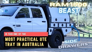 RAM 1500 BEAST - The Ultimate Touring & Work Crossover - Aluminium Storage Solution Ute Tray