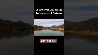 한폭의 그림과도 같은곳 주천 생태공원 센서 드론으로 촬영본 #Dji #dronevideo #droneshot #Korean #타임랩스