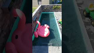 Piscina criativa #fy #viral #foryou #pool #satisfying #satisfyingvideo #satisfatorio #ideias #casa