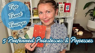 2️⃣The High Priestess// My Top 5 Priestesses & Popesses (2/21) & their  evolution ~ #TopTarotTrumps