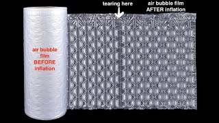 How Air Bubble Packaging (Air Bubble Film) is Made - Air Cushion Packing