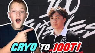 100 Thieves Signs Cryo from XSET! - Announcement Reaction