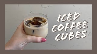 How to Make Iced Coffee Cube's