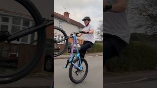 can you do this on a bike?😱🤔 #wheelie #insane #skill #shorts