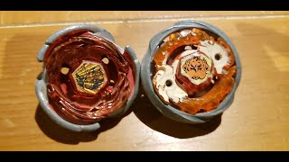 Beyblade Battle: Cosmic Pegasus W105R2F Vs. Burn Fireblaze ED145RS