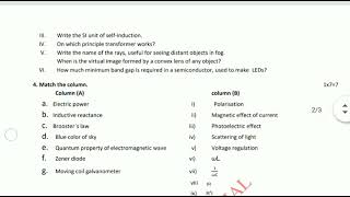 12th Physics Pre Board Paper English medium Solutions / MP Board 2022