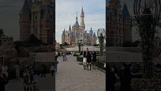 Disneyland beauty and the beast castle view, Shanghai #shanghaidisneyland #disney #disneyland