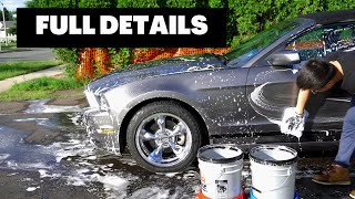 Ford MUSTANG | Decon Wash & Ceramic Coating | Full Car Detail - ASMR