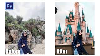 PHOTOSHOP TRANSFORMATION | DISNEYLAND | Dara Duse