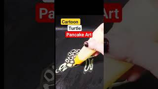 Cartoon Turtle Pancake Art #shorts