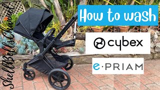 How to wash a Cybex e-praim Stroller