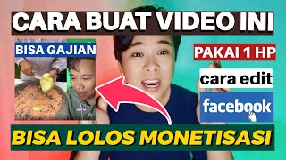 TUTORIAL CARA BUAT VIDEO REACTION UNTUK FB PRO AMAN DAN LOLOS MONETISASI FACEBOOK✅️