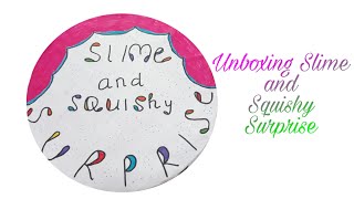 Unboxing Slime and Squishy Surprise Homemade