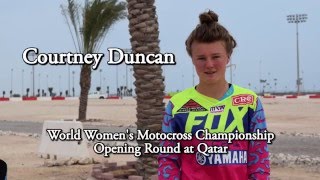 NZ's Courtney Duncan WMX at Opening Round MXGP at Qatar