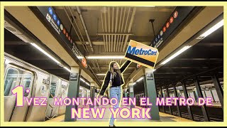 ¿CÓMO ES EL METRO DE NEW YORK? 💜 PRIMERA VEZ MONTANDO EN EL METRO DE NEW YORK 💜✨