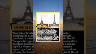 Tiongkok telah membangun replika Paris !!! #pendidikan #edukasi #belajar #beranda