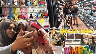 💇🏻‍♀️🍰 dyed hair & lots of food: may! (vlog)