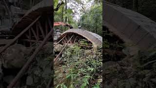 Construction of stone arch bridge