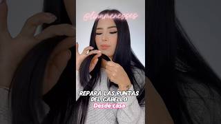 Repara puntas del cabello DESDE CASA #trucosdebelleza #beautytips #beautyhacks #cabellolindo #viral