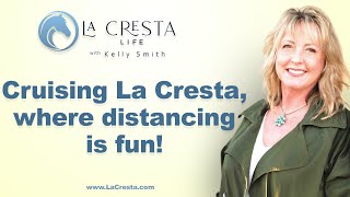 Cruising La Cresta, where distancing is fun!