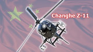 Changhe Z-11 - Another replica blueprint from the Eurocopter AS-350B helicopter