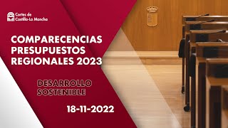 Comisión de Economía y Presupuestos (Desarrollo Sostenible) 18-11-2022