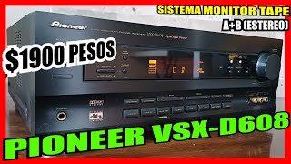 Amplificador receiver PIONEER VSX-D608 (video de funcionamiento para su venta) #vendido