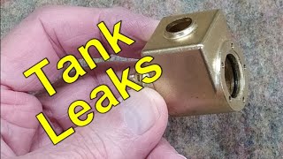 Water Tank Leaks - How To Fix It