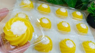 BIKIN KUE BASAH YANG LAGI VIRAL DI MALAYSIA ‼️KUE KASWI JAGUNG SANTAN LUMER‼️ENAK POOL