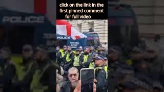 St George's day kicking off with the police. Lawrence fox tells police to f..k off #stgeorgesday